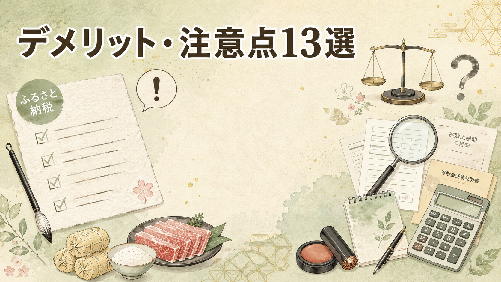 ふるさと納税のデメリット・注意点13選【2026年版】回避策まとめ