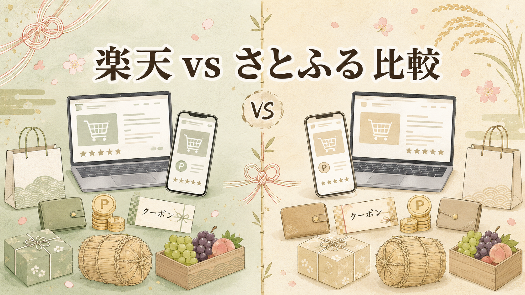 楽天ふるさと納税 vs さとふる 徹底比較【2026年改正対応】