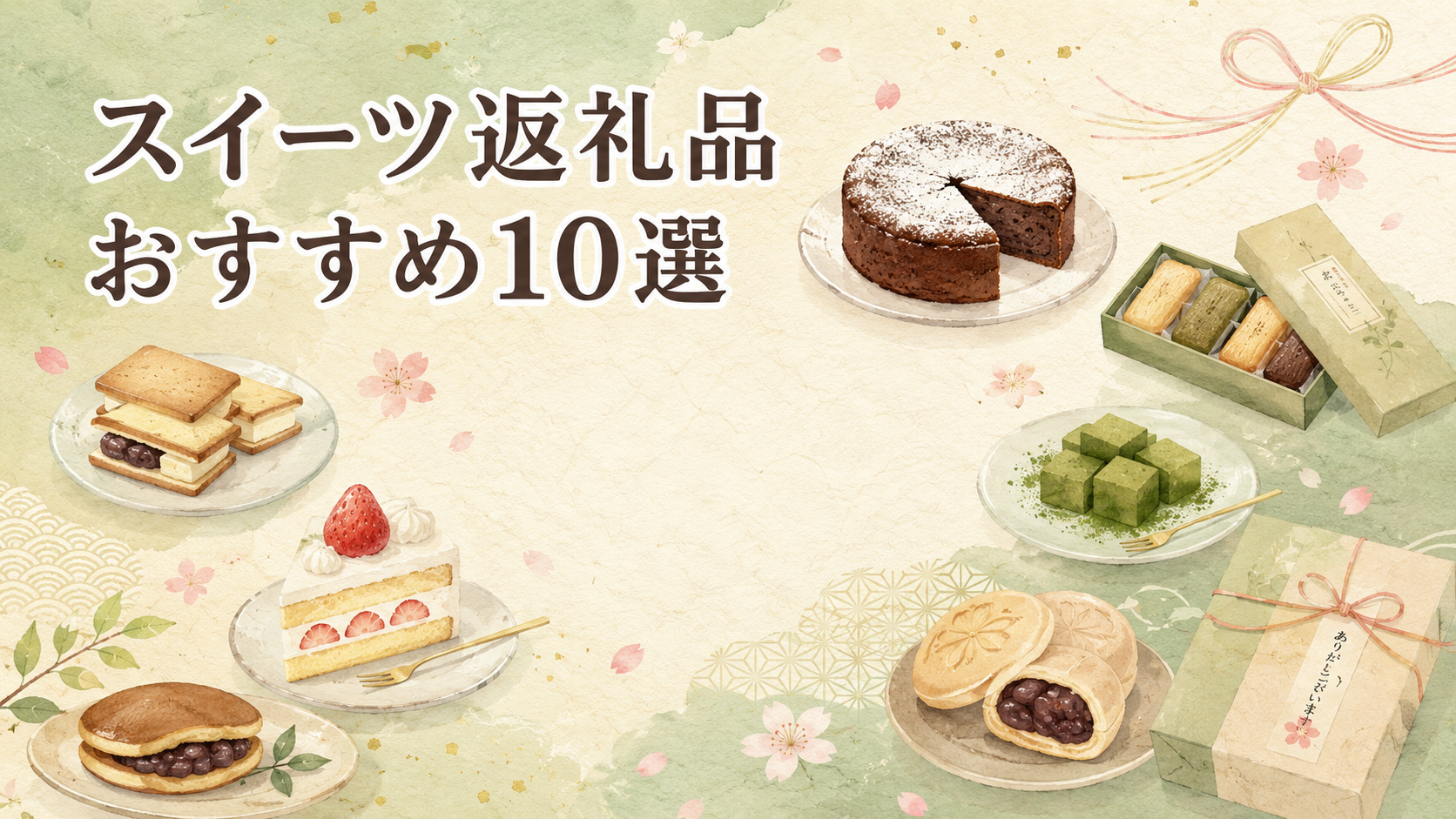 スイーツのふるさと納税おすすめランキング10選｜人気・有名店【2026】